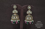 Kundan Jhumka 00536 - KRISHNA'S SWETA JEWELLERY