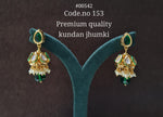 Kundan Jhumka 00542 - KRISHNA'S SWETA JEWELLERY