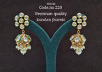 Kundan Jhumka 00546 - KRISHNA'S SWETA JEWELLERY