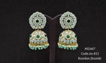 Kundan Jhumka 02447 - KRISHNA'S SWETA JEWELLERY