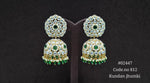 Kundan Jhumka 02447 - KRISHNA'S SWETA JEWELLERY