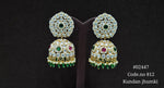 Kundan Jhumka 02447 - KRISHNA'S SWETA JEWELLERY
