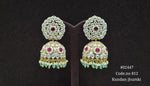 Kundan Jhumka 02447 - KRISHNA'S SWETA JEWELLERY