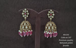 Kundan Jhumki 01191 - KRISHNA'S SWETA JEWELLERY