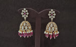 Kundan Jhumki 01191 - KRISHNA'S SWETA JEWELLERY