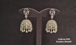 Kundan Jhumki 01273 - KRISHNA'S SWETA JEWELLERY