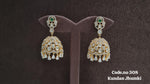 Kundan Jhumki 01273 - KRISHNA'S SWETA JEWELLERY
