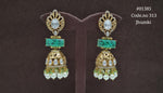 Kundan Jhumki 01385 - KRISHNA'S SWETA JEWELLERY