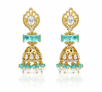 Kundan Jhumki 01385 - KRISHNA'S SWETA JEWELLERY