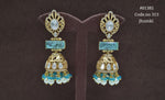 Kundan Jhumki 01385 - KRISHNA'S SWETA JEWELLERY