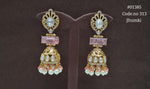 Kundan Jhumki 01385 - KRISHNA'S SWETA JEWELLERY