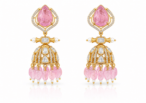 Kundan Jhumki 02249 - KRISHNA'S SWETA JEWELLERY