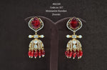 Kundan Jhumki 02249 - KRISHNA'S SWETA JEWELLERY