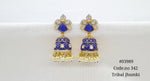 Kundan Jhumki 03989 - KRISHNA'S SWETA JEWELLERY