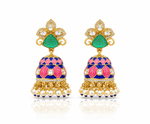 Kundan Jhumki 03989 - KRISHNA'S SWETA JEWELLERY