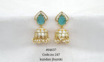 Kundan Jhumki 04637 - KRISHNA'S SWETA JEWELLERY
