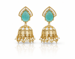 Kundan Jhumki 04637 - KRISHNA'S SWETA JEWELLERY