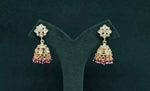 Kundan Jhumki 06300 - KRISHNA'S SWETA JEWELLERY
