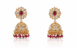 Kundan Jhumki 09621 - KRISHNA'S SWETA JEWELLERY