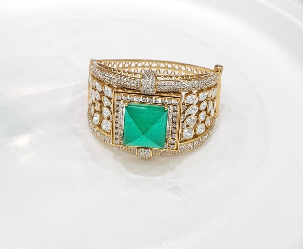 Kundan Kada 01242 - KRISHNA'S SWETA JEWELLERY