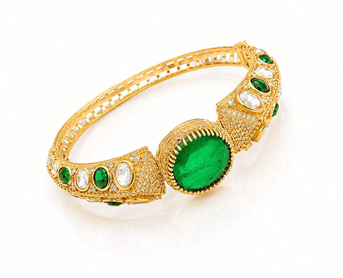 Kundan Kada 03800 - KRISHNA'S SWETA JEWELLERY