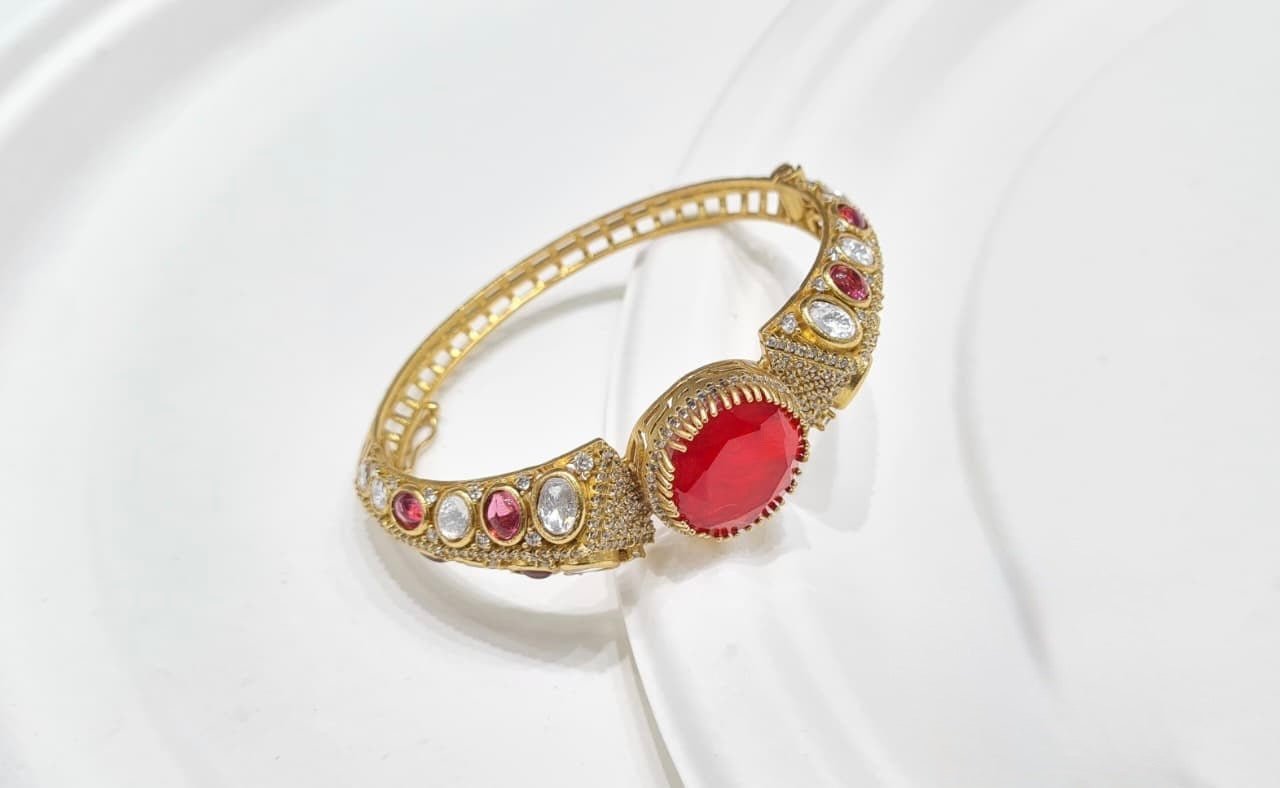 Kundan Kada 03800 - KRISHNA'S SWETA JEWELLERY