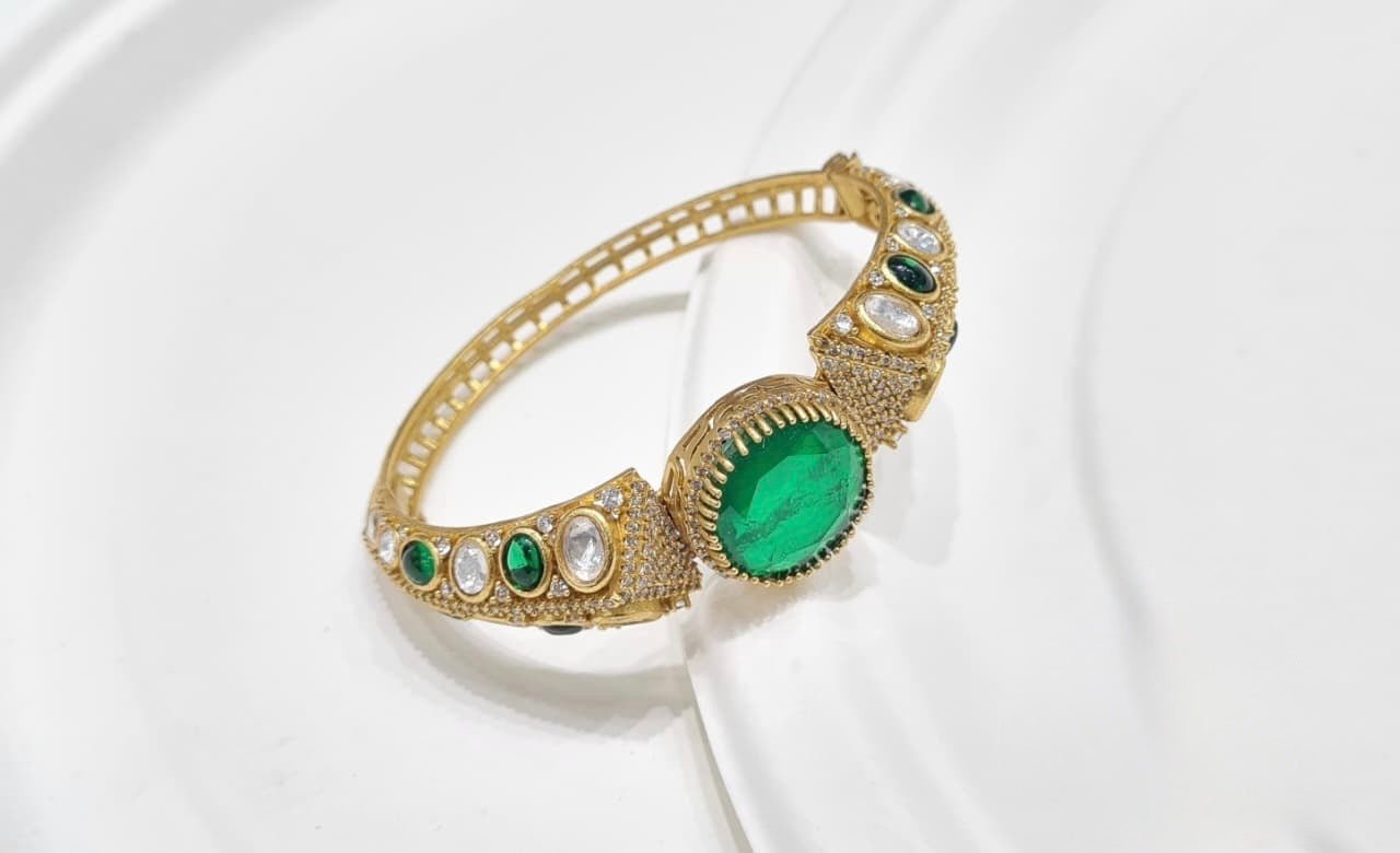 Kundan Kada 03800 - KRISHNA'S SWETA JEWELLERY