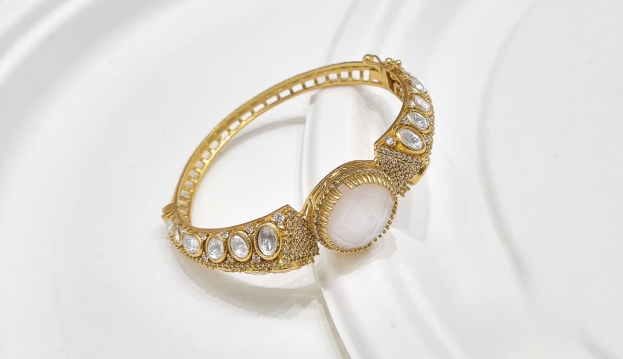 Kundan Kada 03800 - KRISHNA'S SWETA JEWELLERY
