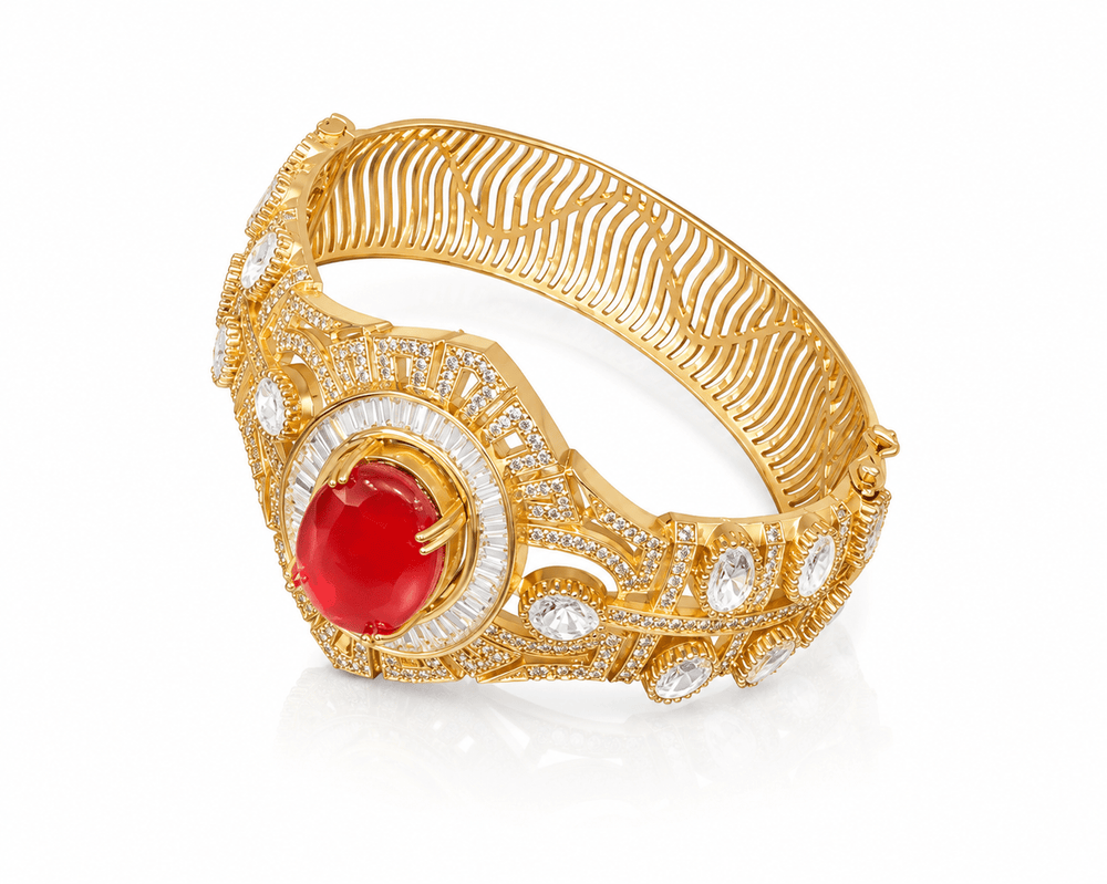 Kundan Kada 06180 - KRISHNA'S SWETA JEWELLERY