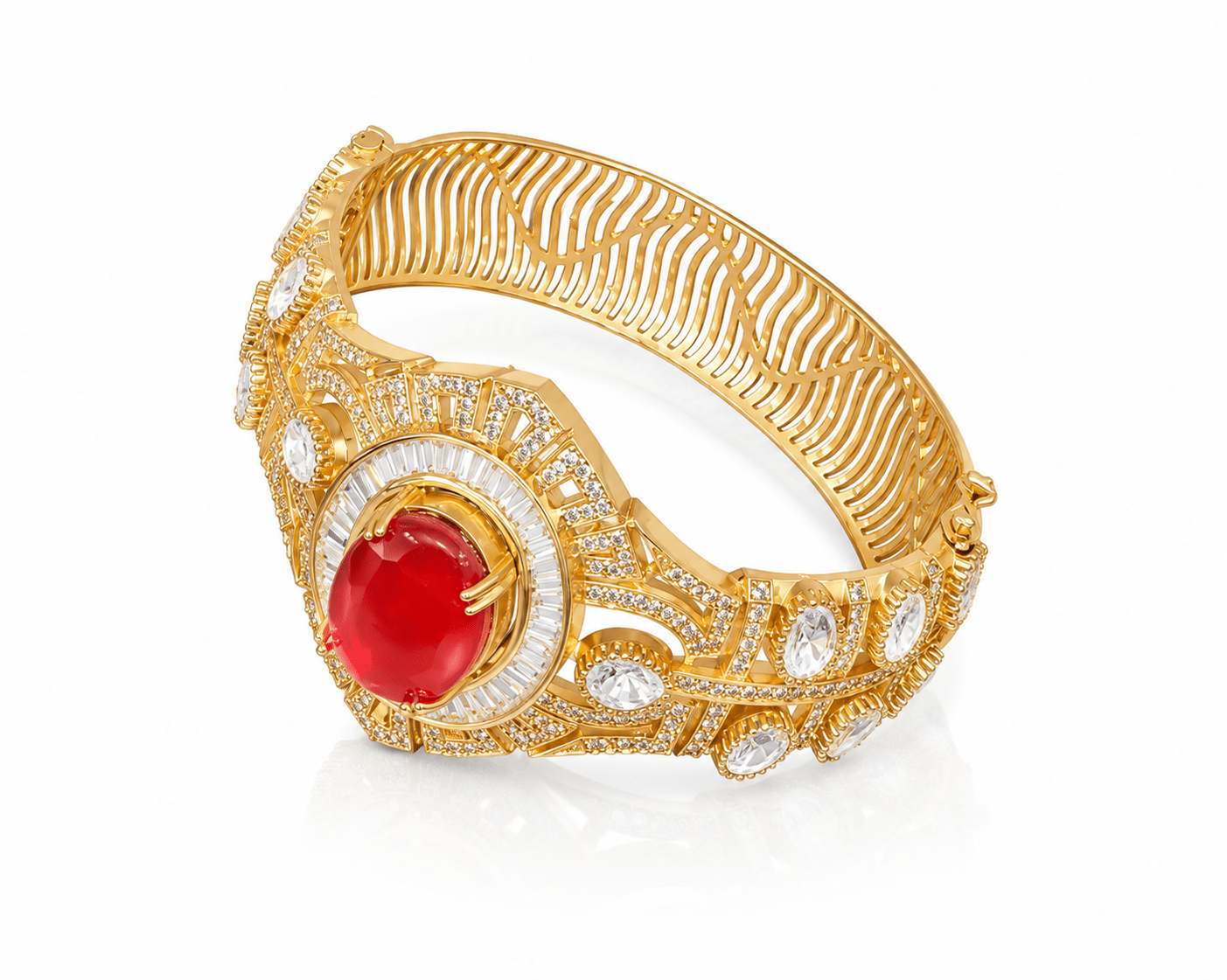Kundan Kada 06180 - KRISHNA'S SWETA JEWELLERY