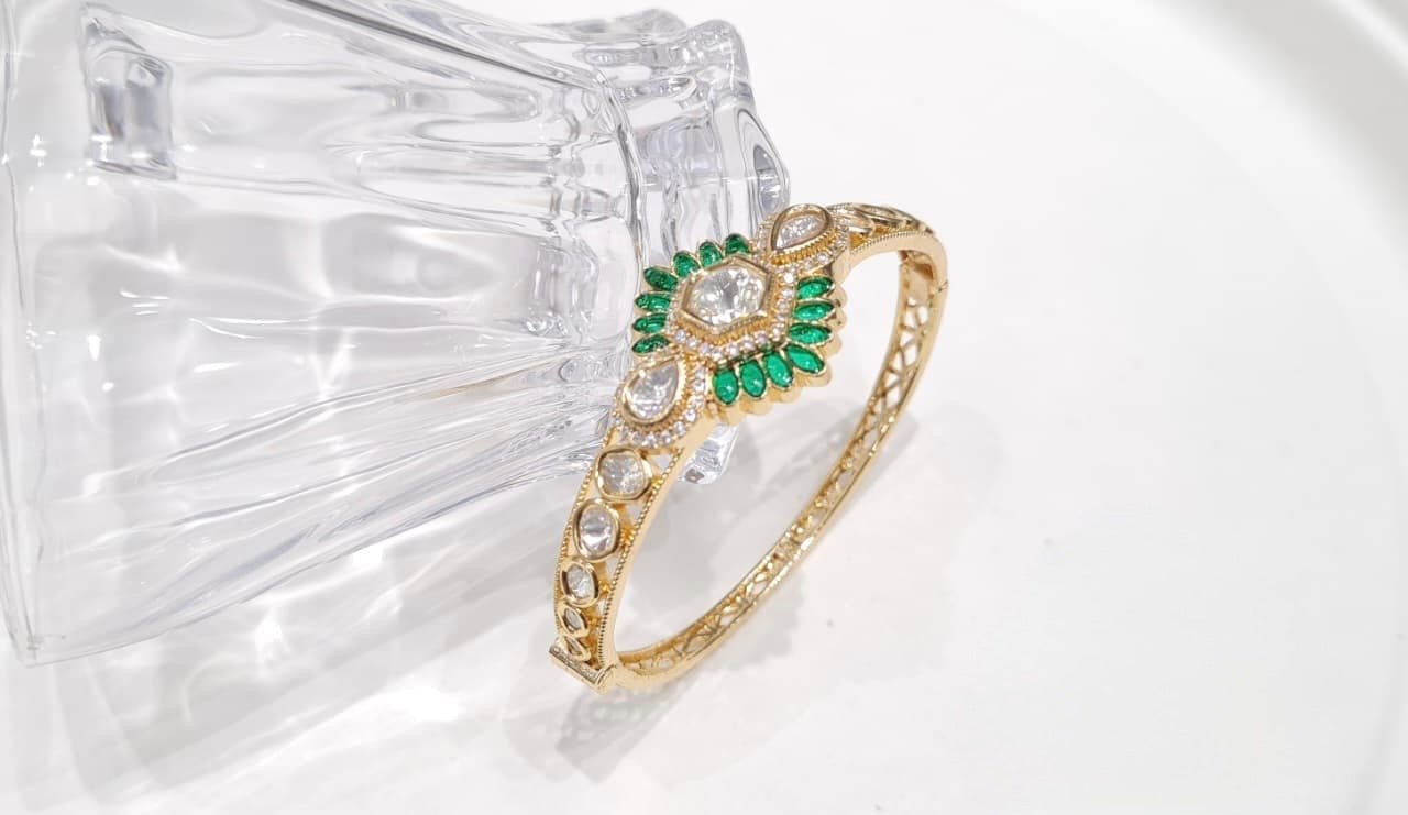 Kundan Kada 07672 - KRISHNA'S SWETA JEWELLERY