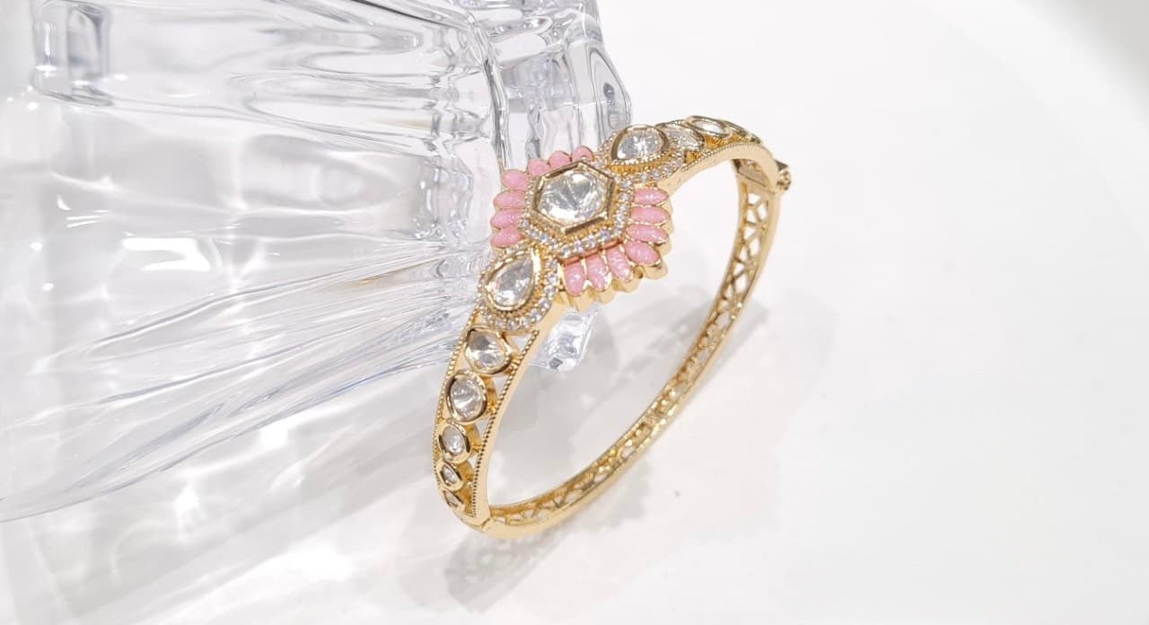 Kundan Kada 07672 - KRISHNA'S SWETA JEWELLERY