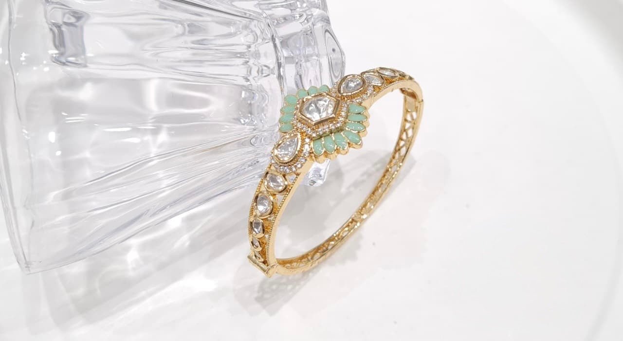 Kundan Kada 07672 - KRISHNA'S SWETA JEWELLERY