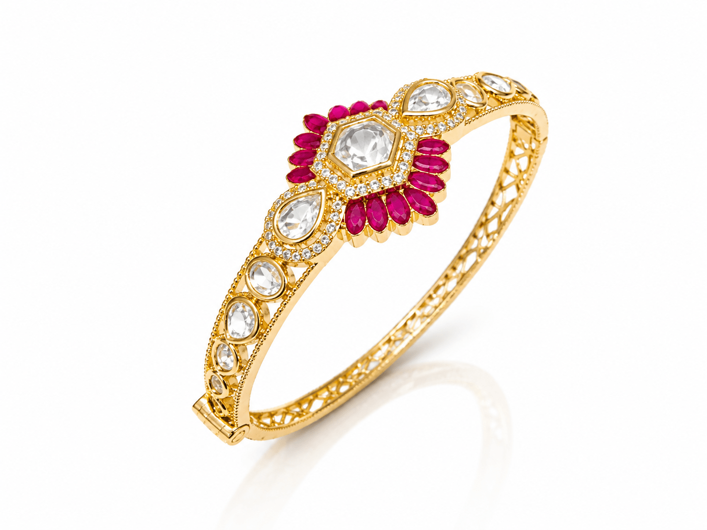 Kundan Kada 07672 - KRISHNA'S SWETA JEWELLERY