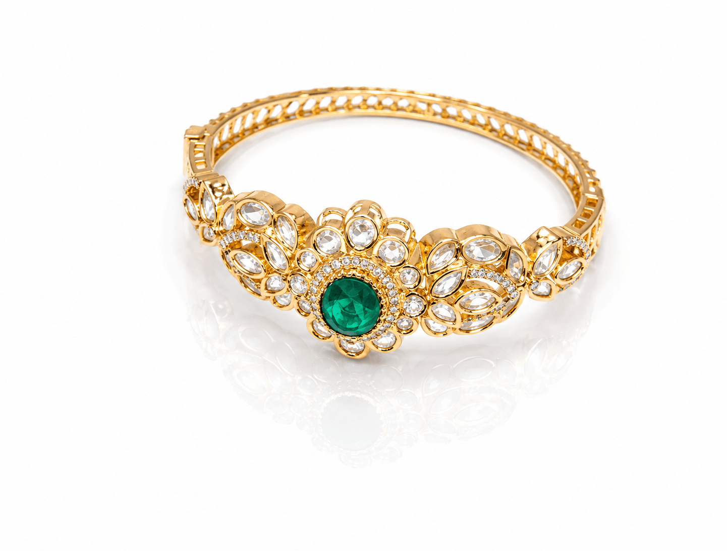 Kundan Kada 10032 - KRISHNA'S SWETA JEWELLERY
