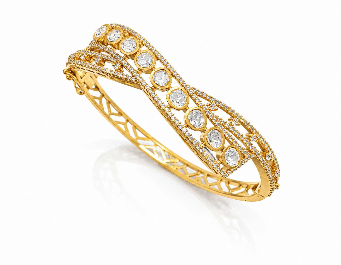 Kundan Kada 10062 - KRISHNA'S SWETA JEWELLERY