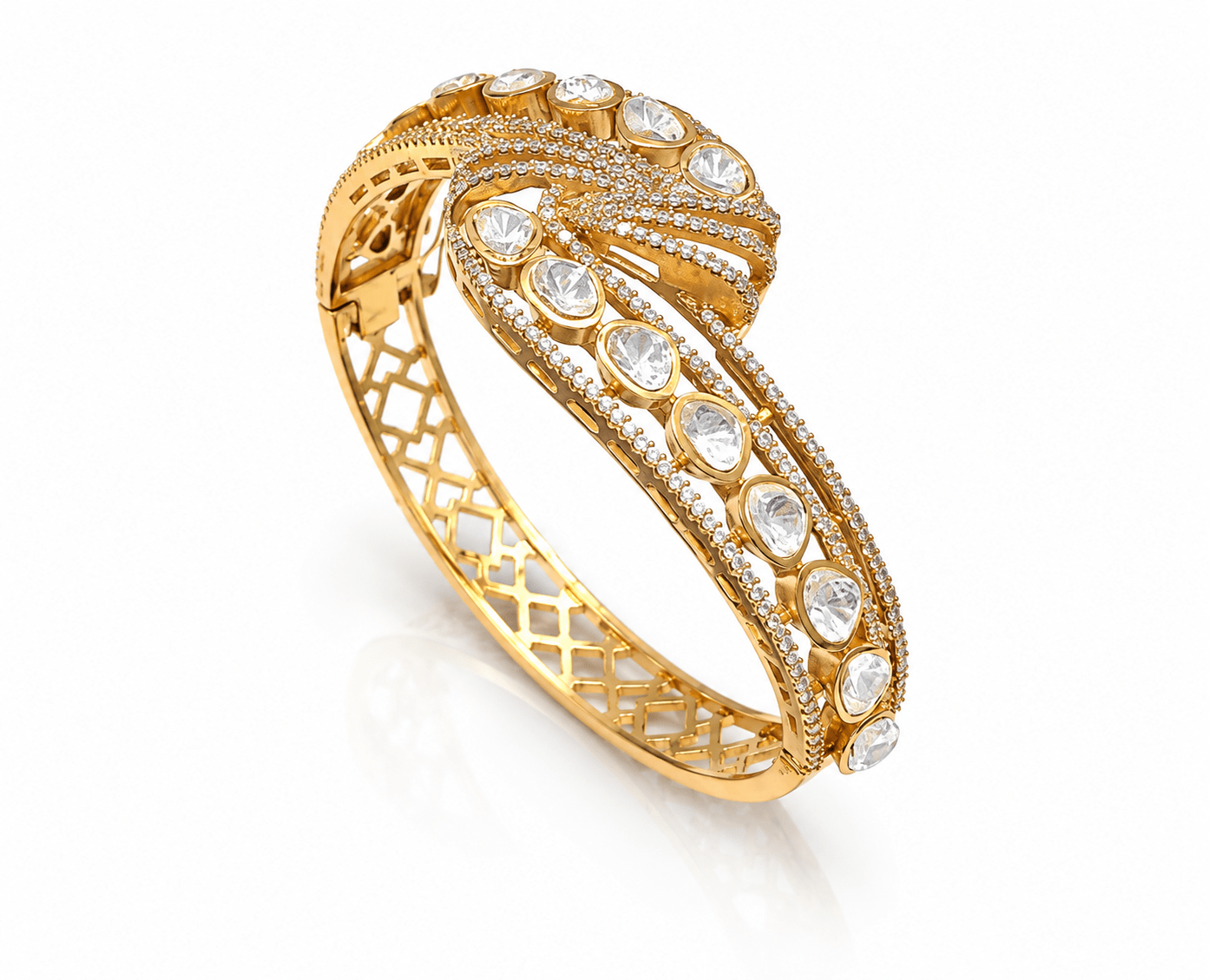 Kundan Kada 10063 - KRISHNA'S SWETA JEWELLERY