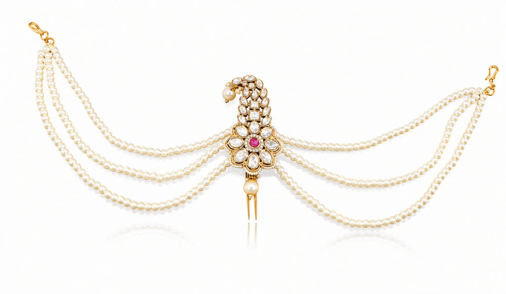 Kundan Kalangi 11340 - KRISHNA'S SWETA JEWELLERY