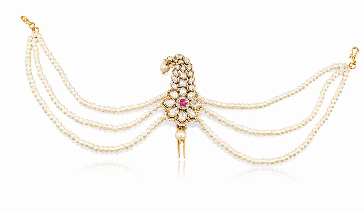 Kundan Kalangi 11340 - KRISHNA'S SWETA JEWELLERY