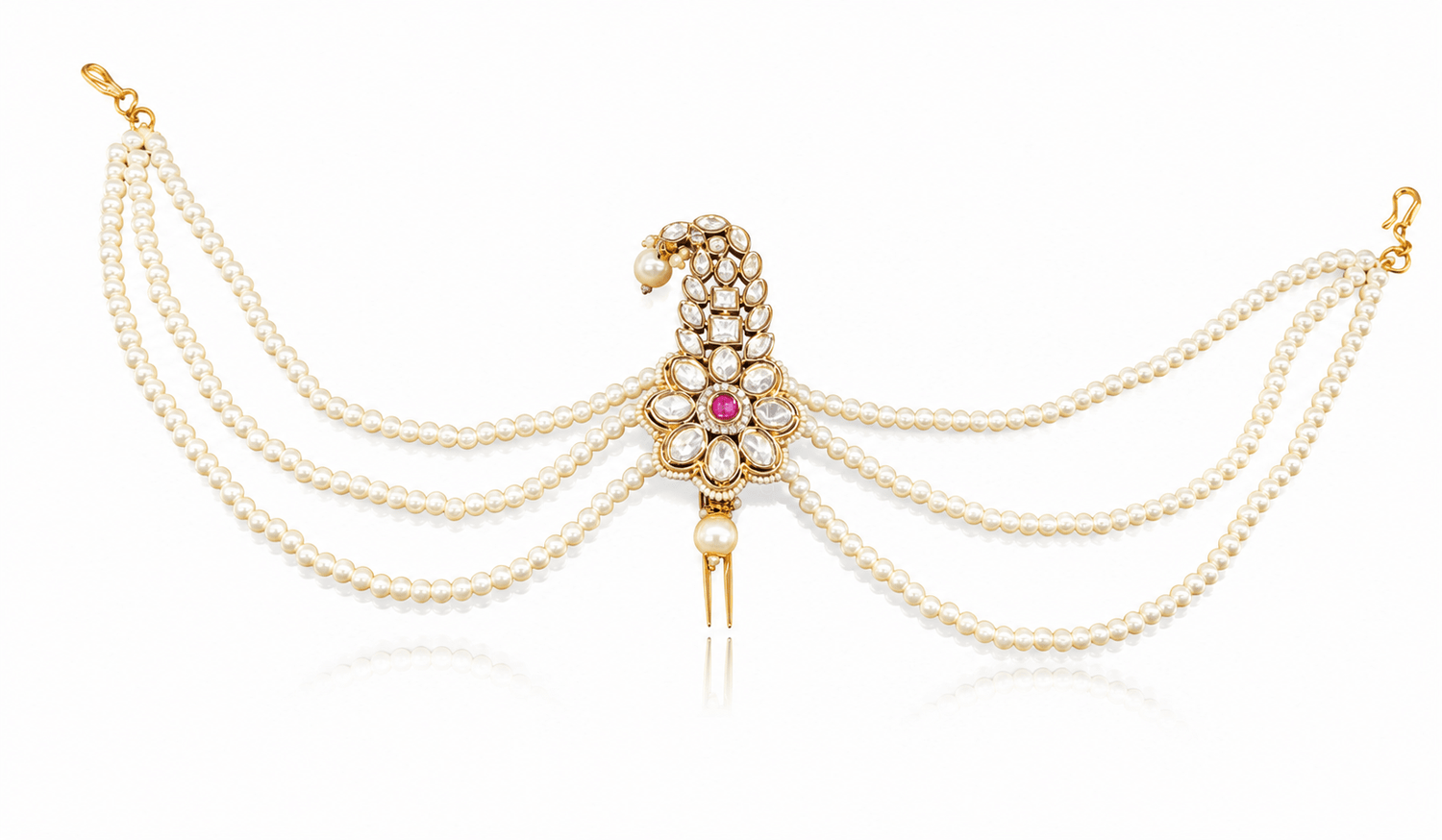 Kundan Kalangi 11340 - KRISHNA'S SWETA JEWELLERY