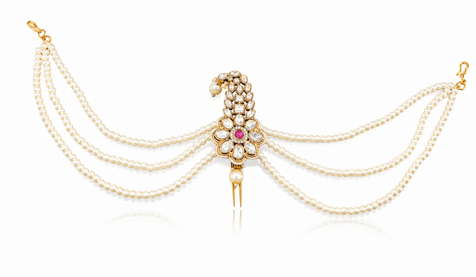 Kundan Kalangi 11340 - KRISHNA'S SWETA JEWELLERY