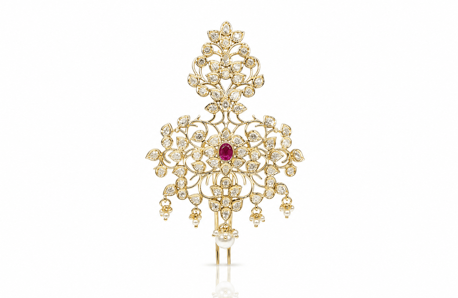 Kundan Kalangi 11463 - KRISHNA'S SWETA JEWELLERY