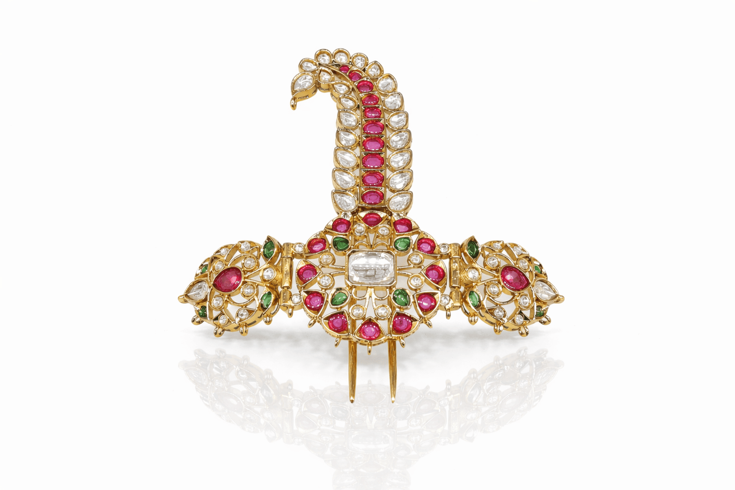 Kundan kalgi 01987 - KRISHNA'S SWETA JEWELLERY