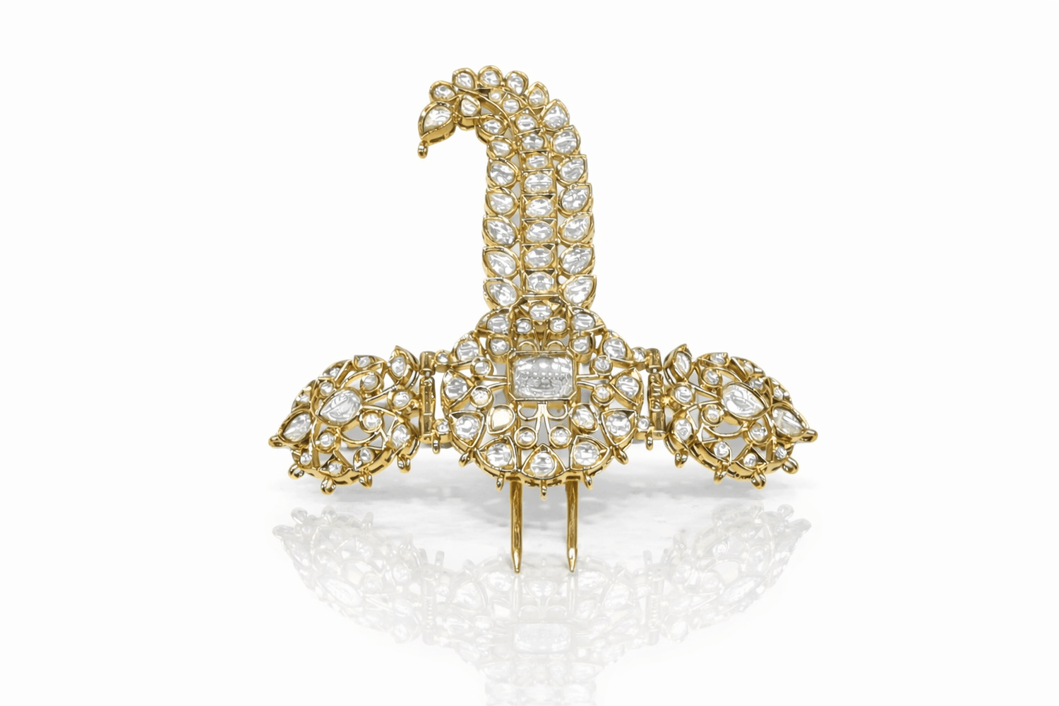 Kundan kalgi 01987 - KRISHNA'S SWETA JEWELLERY
