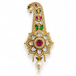 Kundan Kalgi 06231 - Krishna's Sweta Jewellery