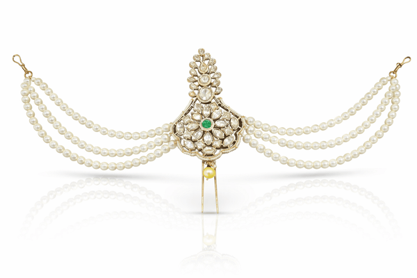 Kundan Kalgi 08996 - KRISHNA'S SWETA JEWELLERY