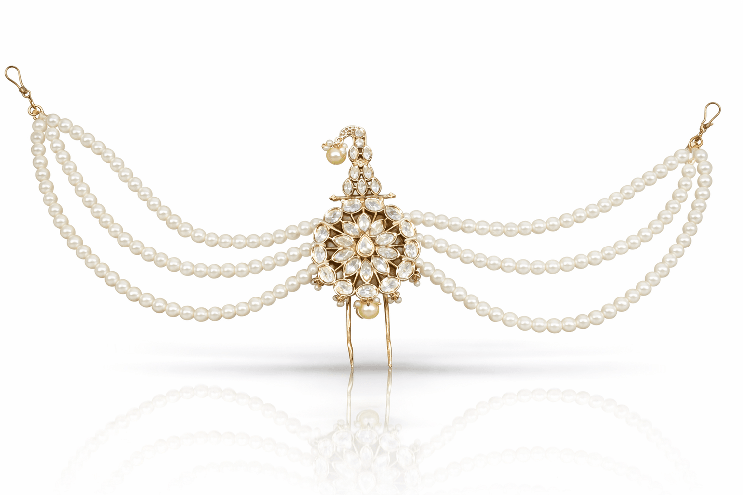 Kundan Kalgi 08997 - KRISHNA'S SWETA JEWELLERY