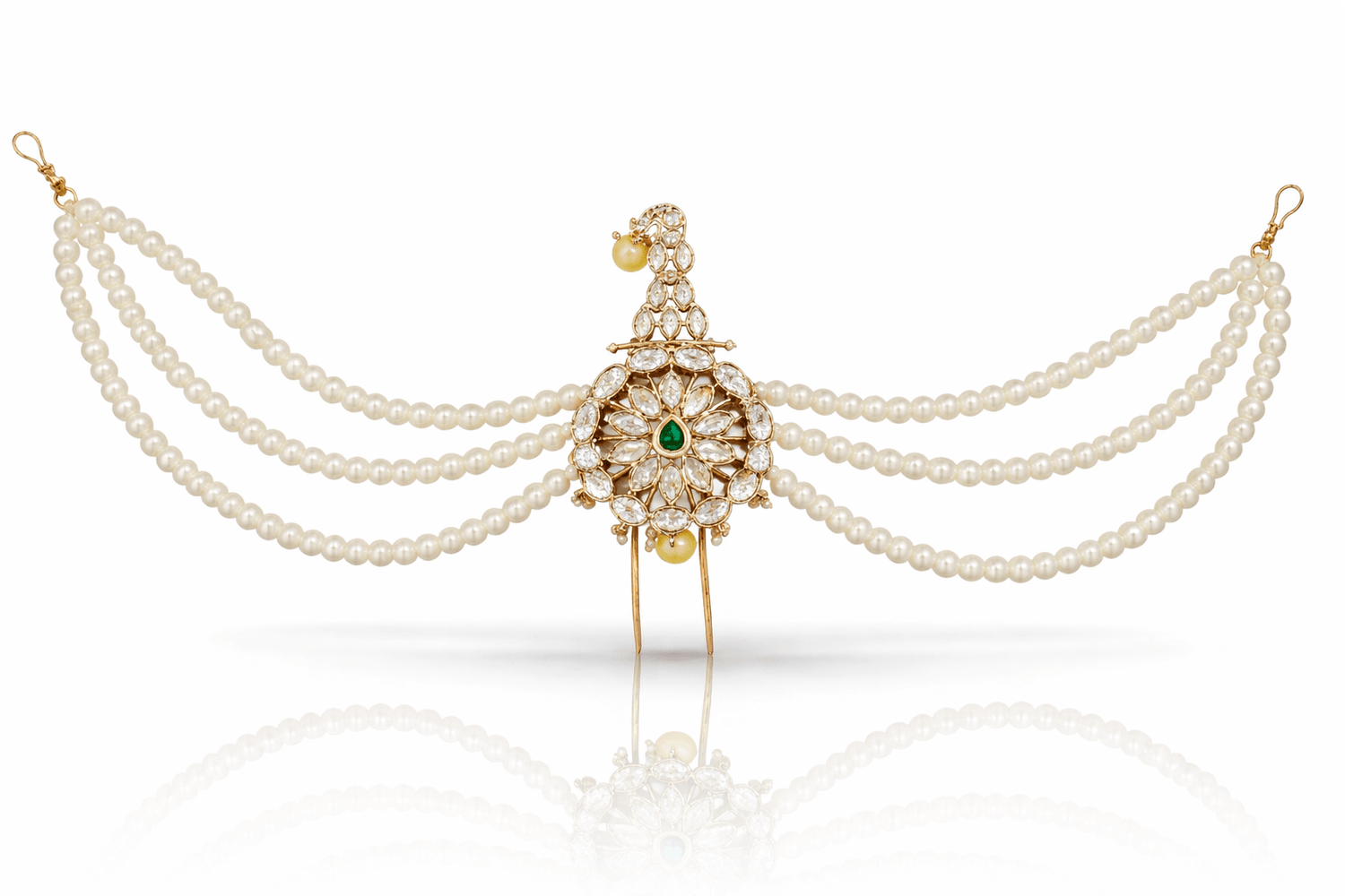 Kundan Kalgi 08997 - KRISHNA'S SWETA JEWELLERY