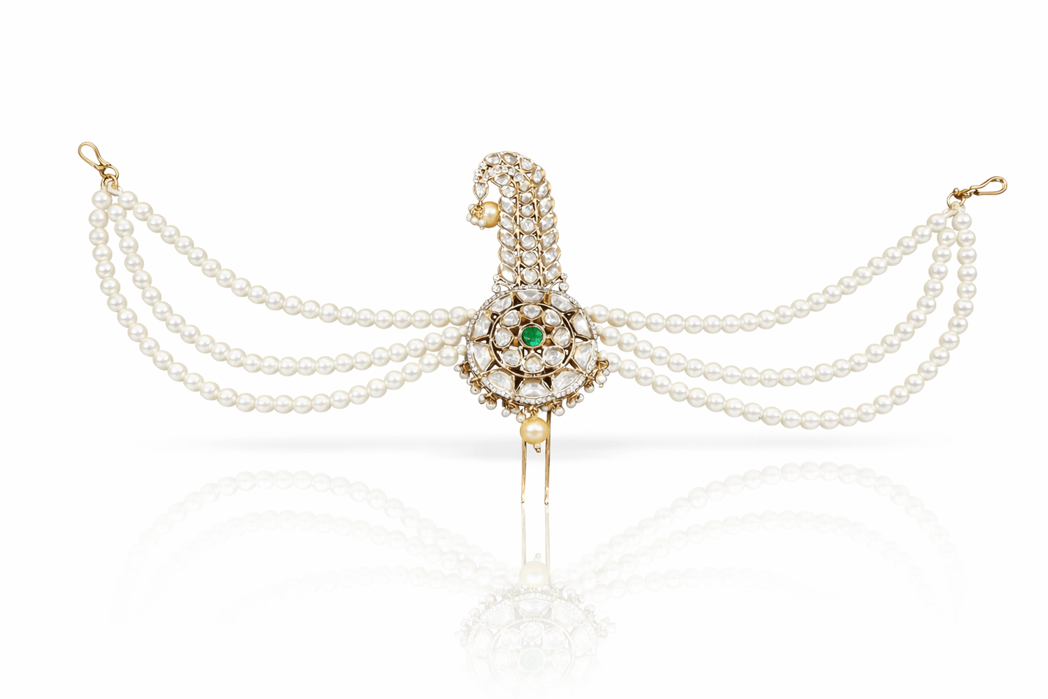 Kundan Kalgi 08998 - KRISHNA'S SWETA JEWELLERY