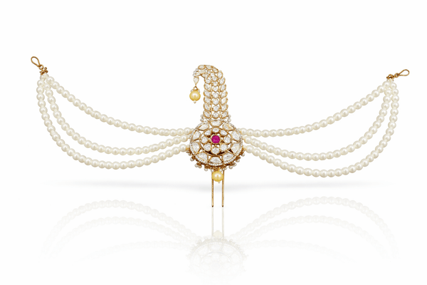 Kundan Kalgi 08998 - KRISHNA'S SWETA JEWELLERY